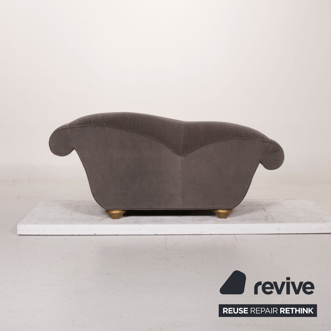 Bretz LouLou Fabric Sofa Gray Two Seater Velvet #15155