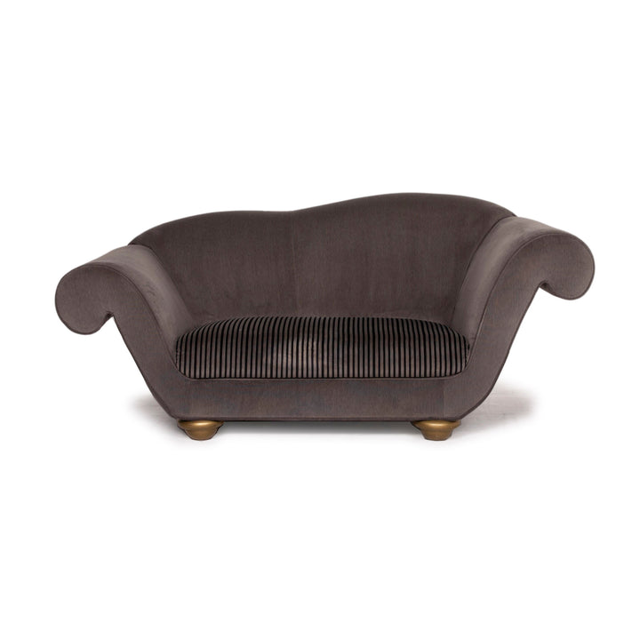 Bretz LouLou Fabric Sofa Gray Two Seater Velvet #15155