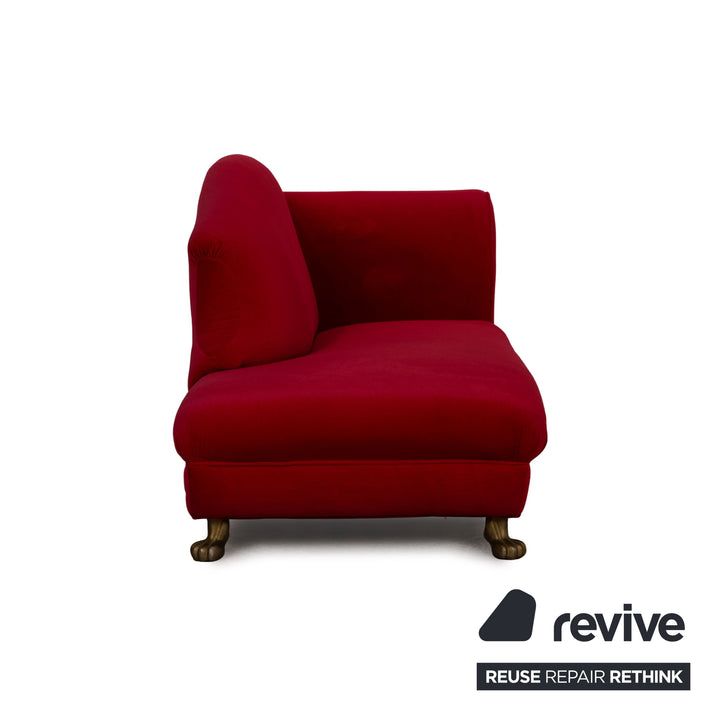Bretz LouLou fabric sofa red three-seater couch lounger