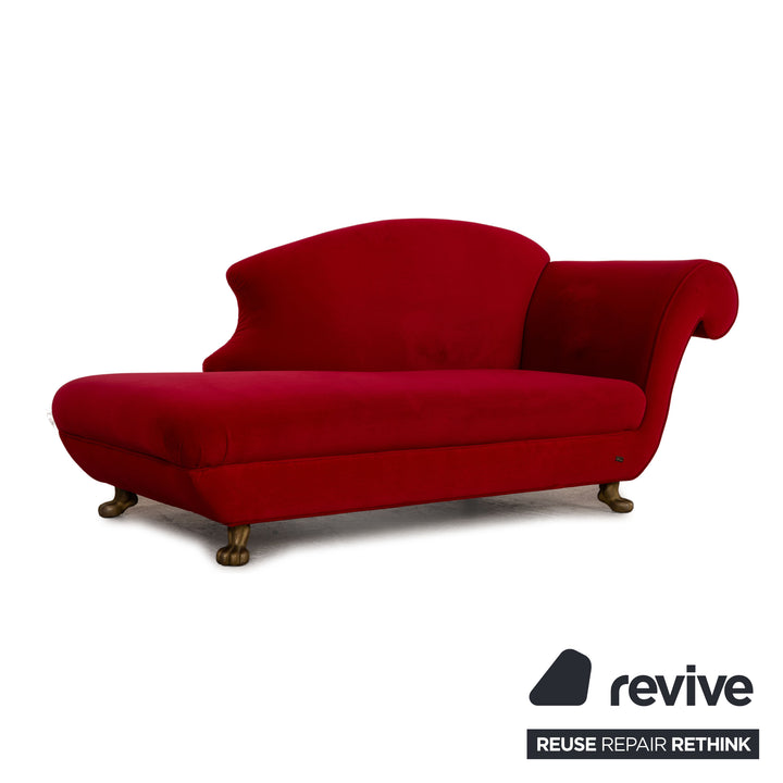 Bretz LouLou fabric sofa red three-seater couch lounger