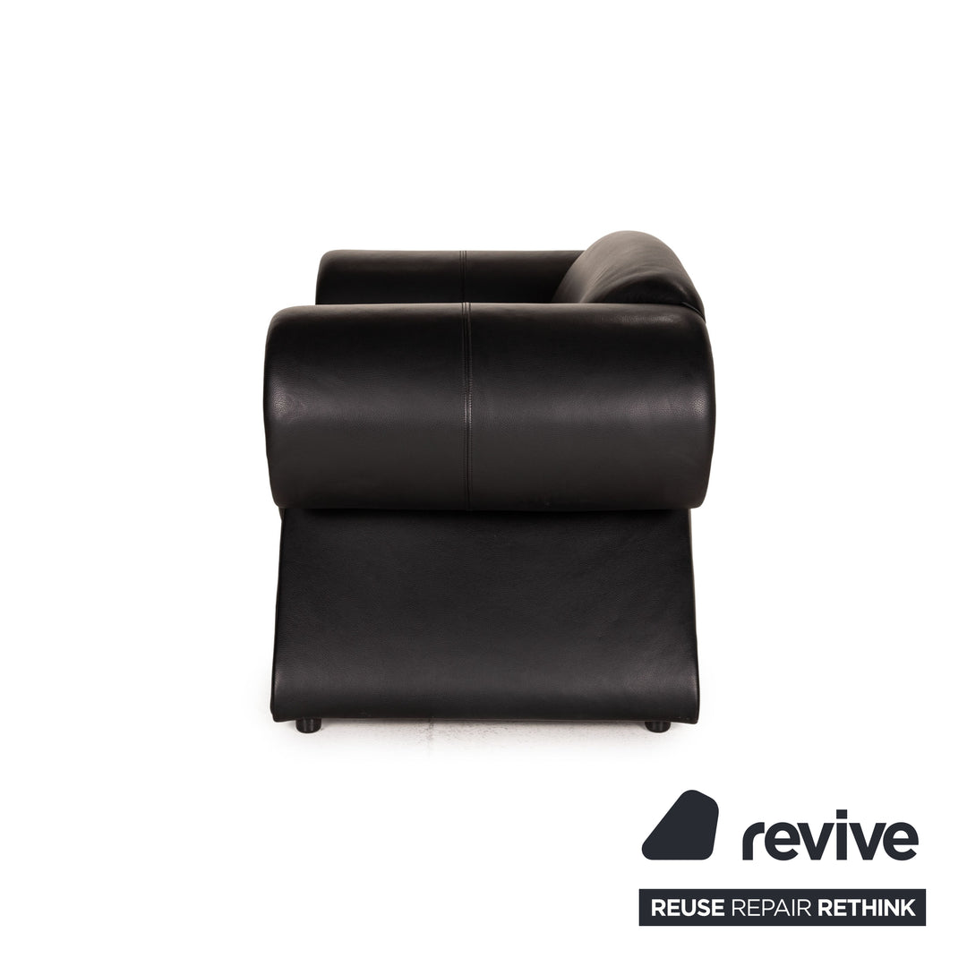 Bretz Mammut Leather Armchair Black Armchair