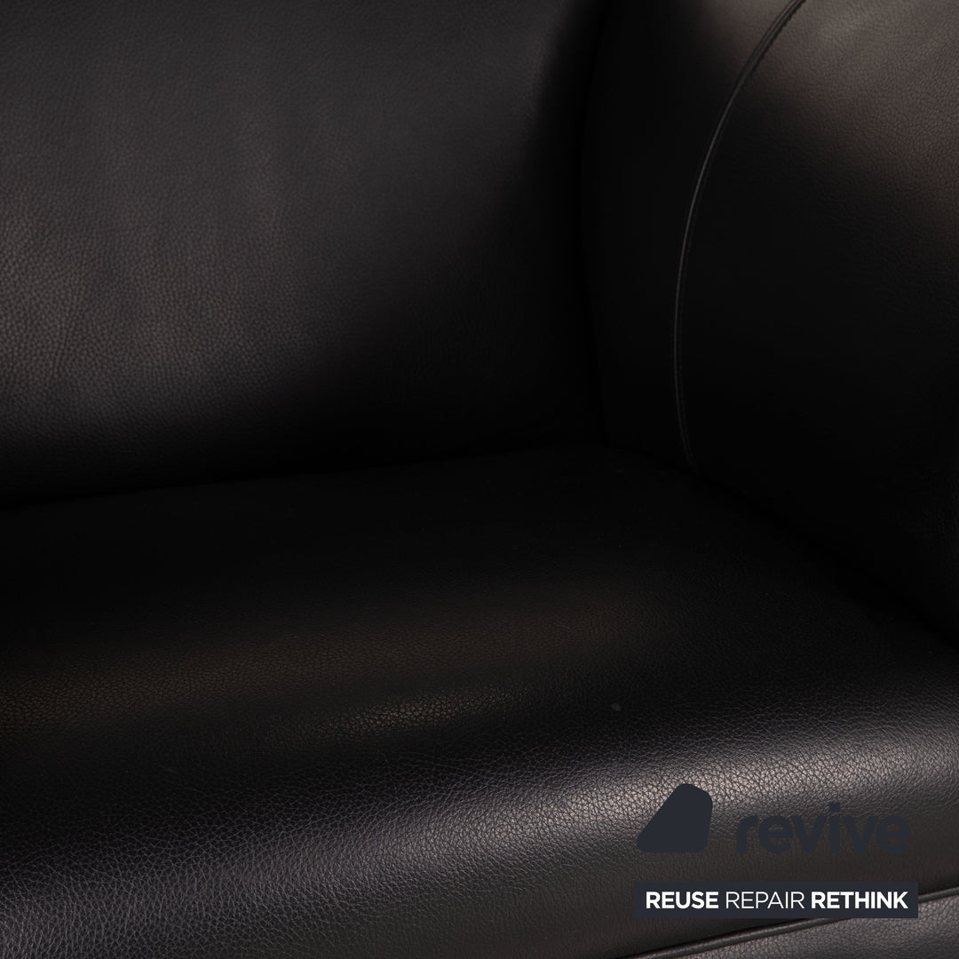 Bretz Mammut Leather Armchair Black Armchair