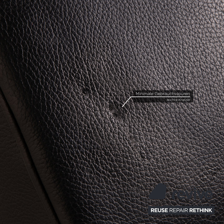 Bretz Mammut Leather Armchair Black Armchair