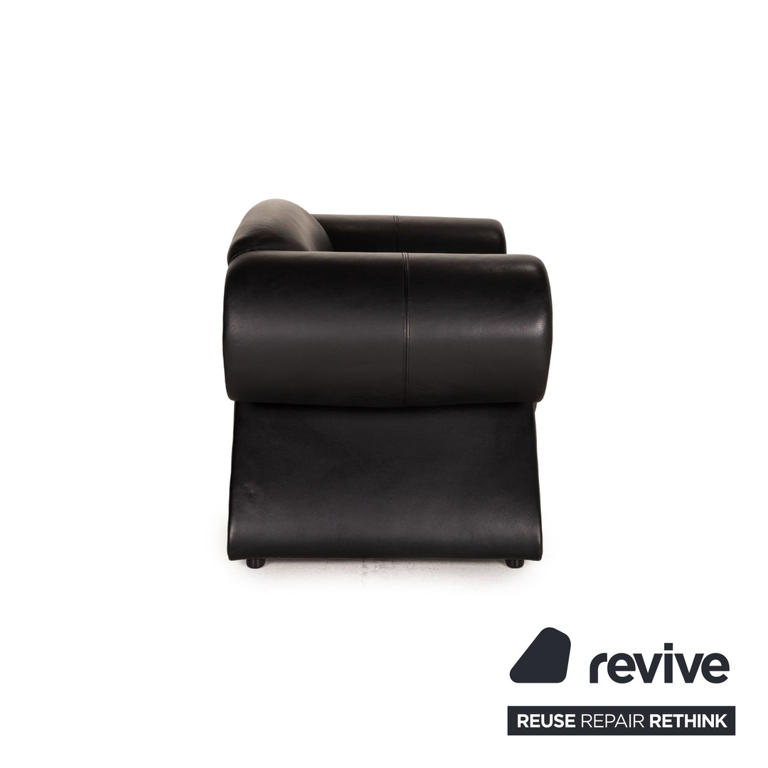 Bretz Mammut Leather Armchair Black Armchair