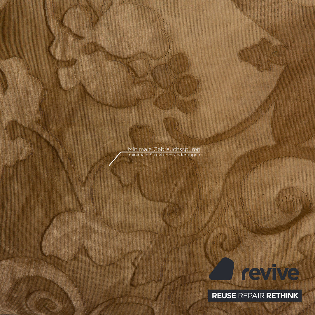 Bretz Mammut fabric three-seater brown sofa couch