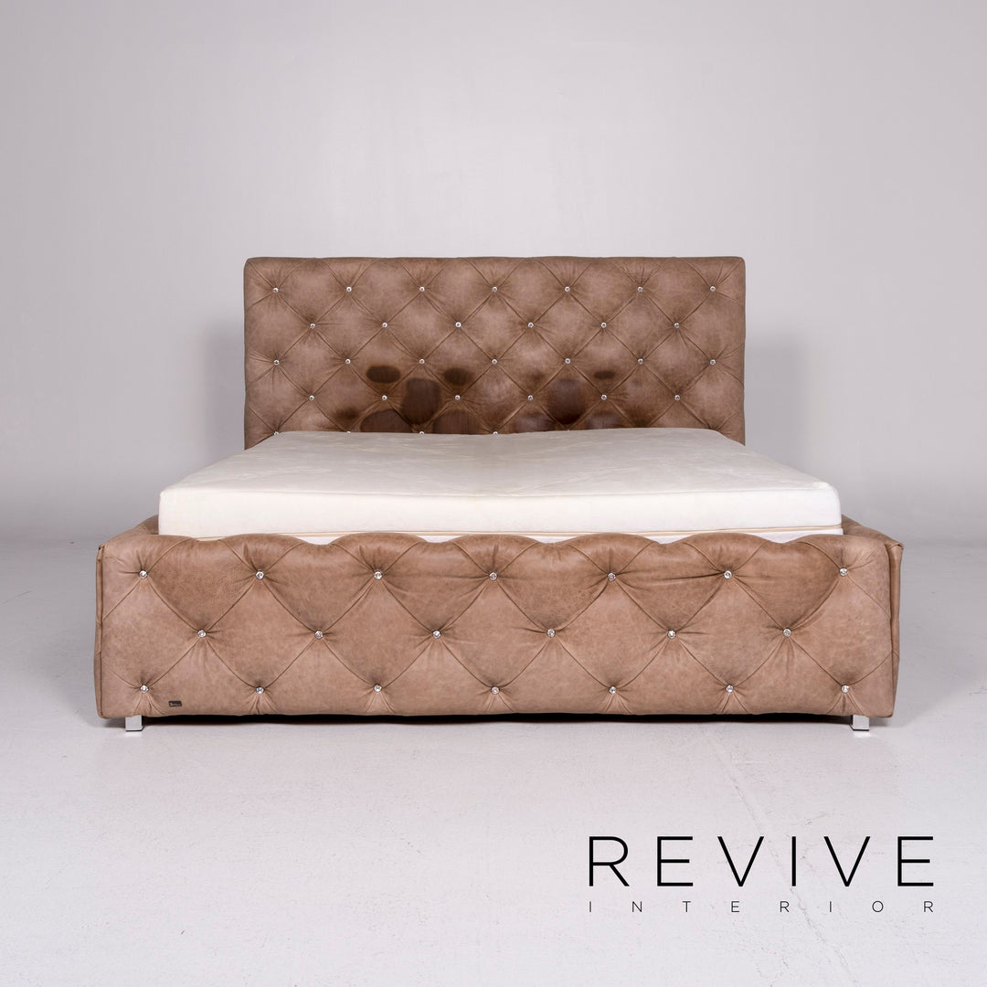 Bretz Marilyn Leather Bed Brown Captioning Rhinestones Pompous #10842