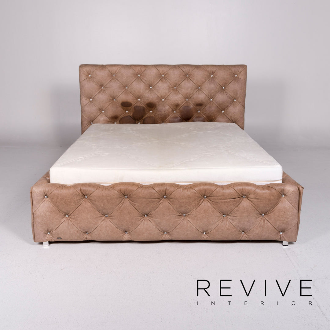 Bretz Marilyn Leather Bed Brown Captioning Rhinestones Pompous #10842