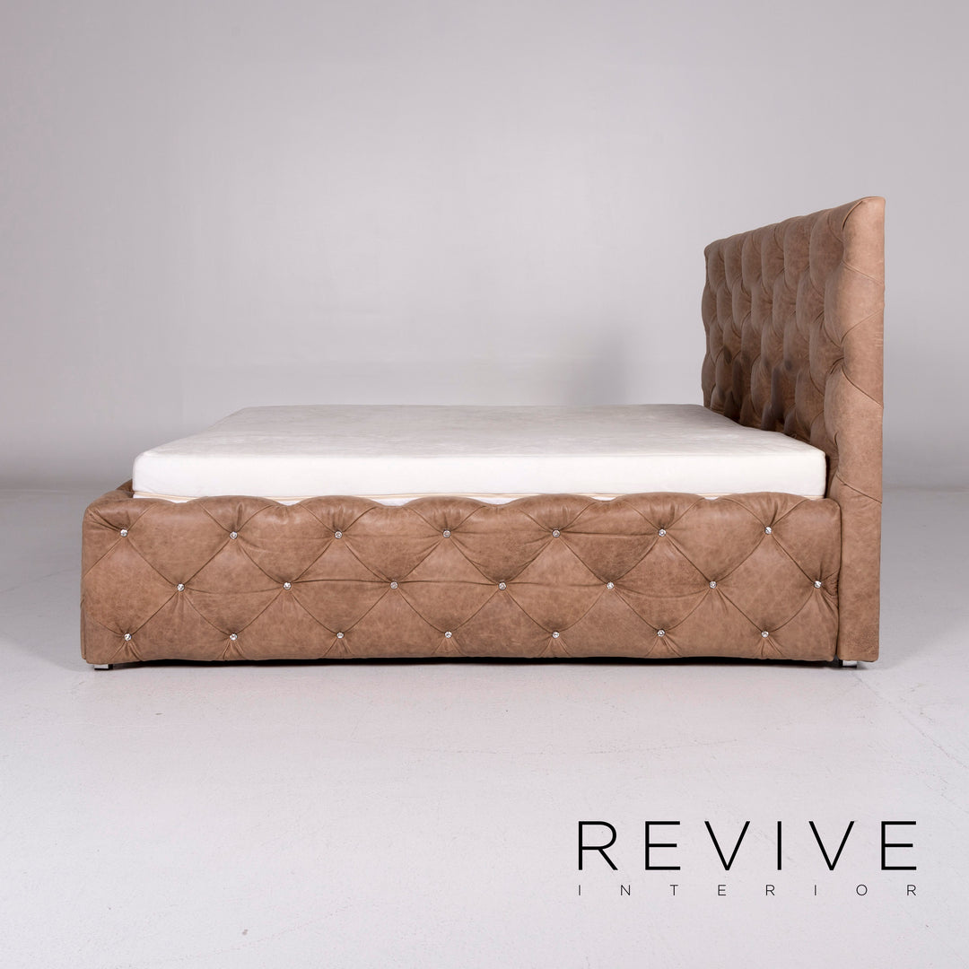 Bretz Marilyn Leather Bed Brown Captioning Rhinestones Pompous #10842