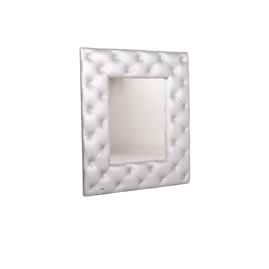 Bretz Marilyn Leather Mirror Silver Swarovski