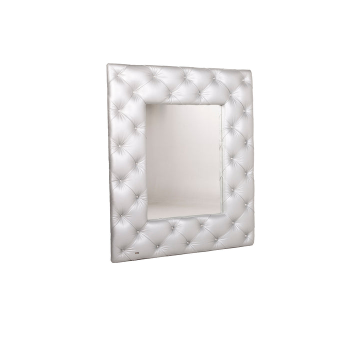 Bretz Marilyn Leather Mirror Silver Swarovski