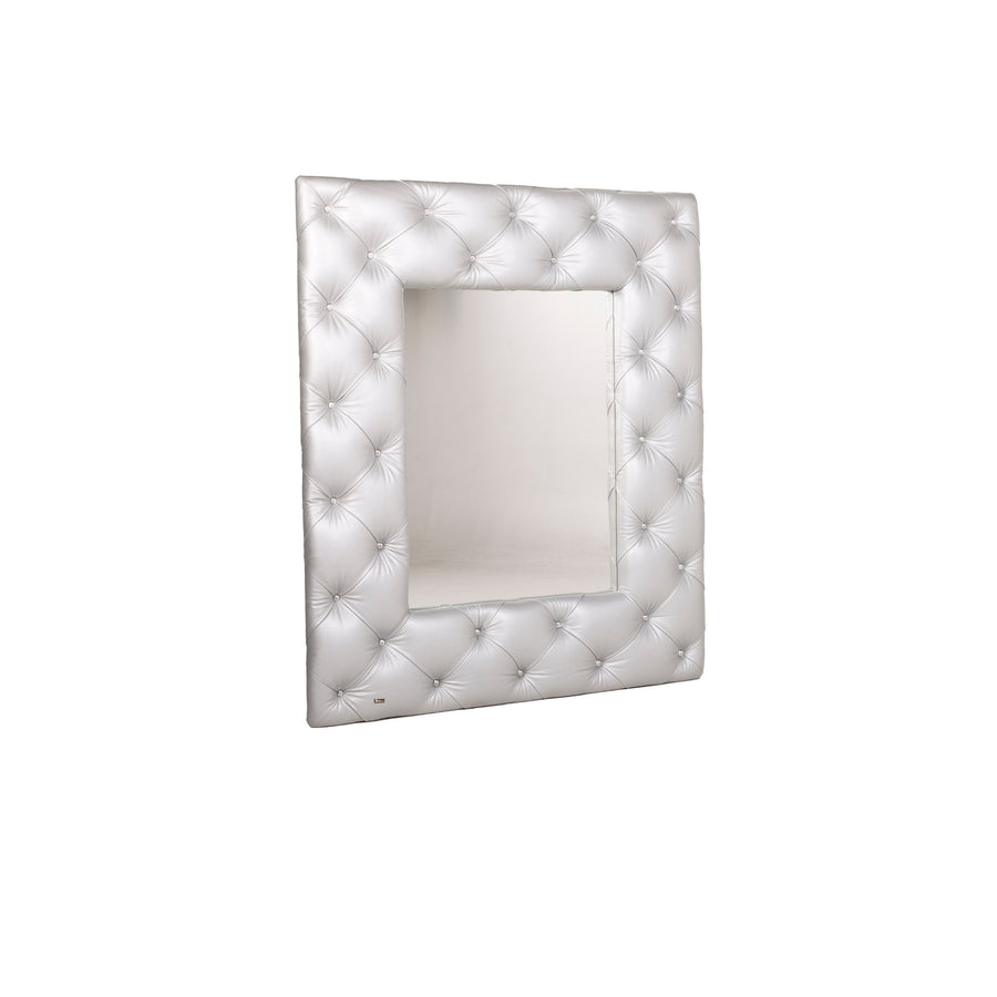 Bretz Marilyn Leather Mirror Silver Swarovski