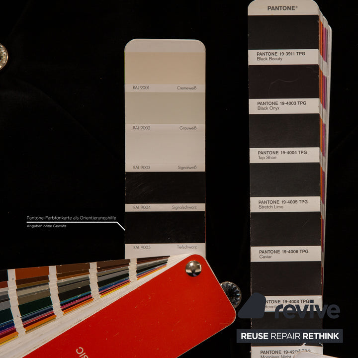 Bretz Marilyn fabric sofa set black four-seater two-seater couch