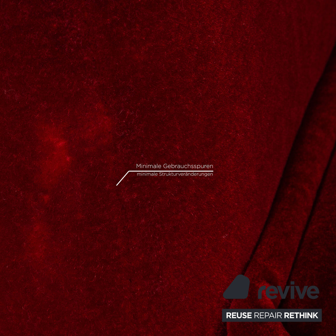 Bretz Monster fabric sofa red two-seater couch function sleeping function