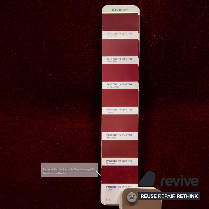 Bretz Monster fabric sofa red two-seater couch function sleeping function