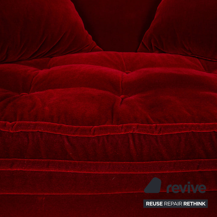 Bretz Monster fabric sofa red two-seater couch function sleeping function