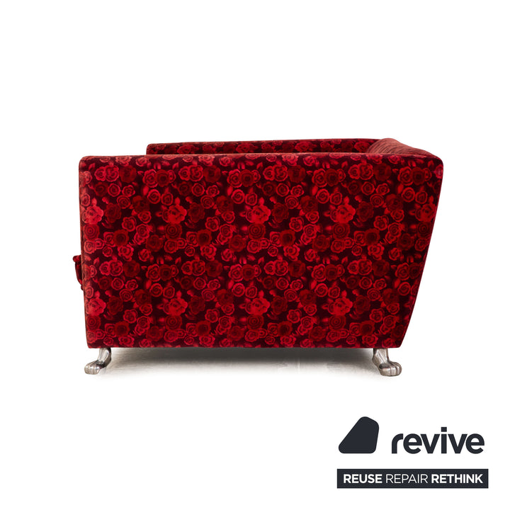 Bretz Monster Zweisitzer Stoff Rot Sofa Couch