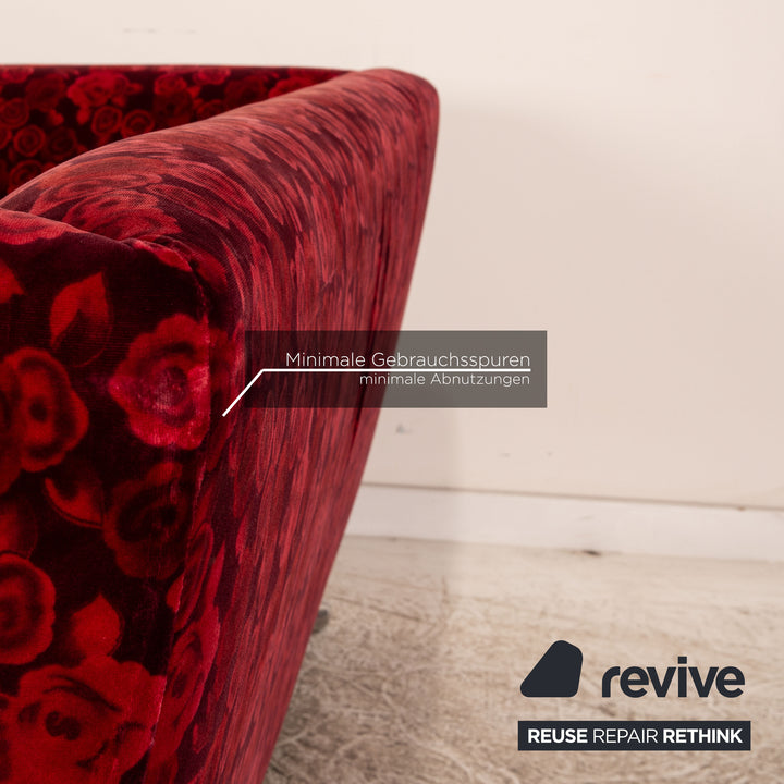 Bretz Monster Zweisitzer Stoff Rot Sofa Couch