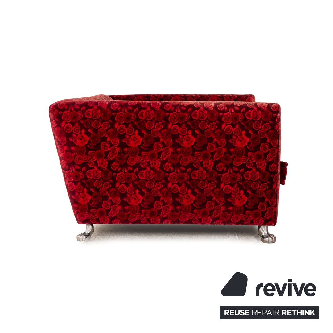 Bretz Monster Zweisitzer Stoff Rot Sofa Couch