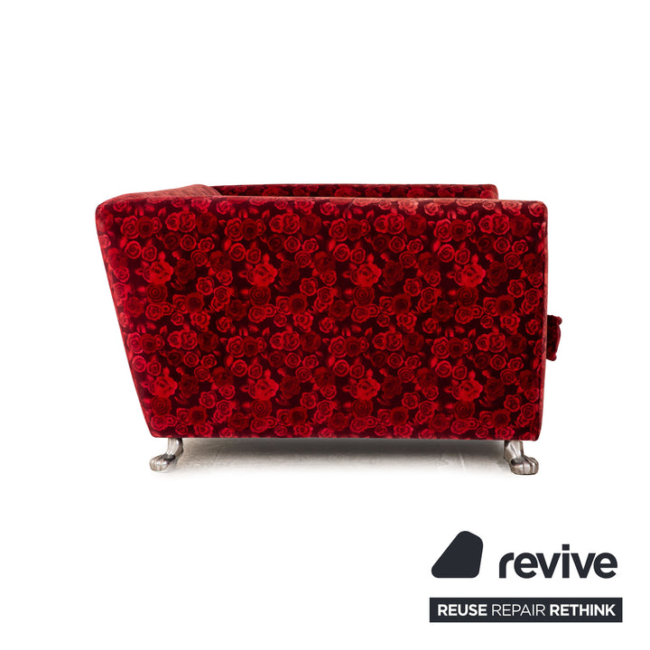 Bretz Monster Zweisitzer Stoff Rot Sofa Couch