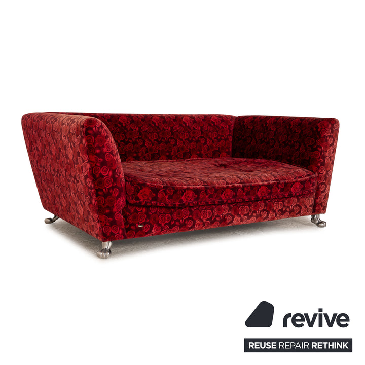 Bretz Monster Zweisitzer Stoff Rot Sofa Couch