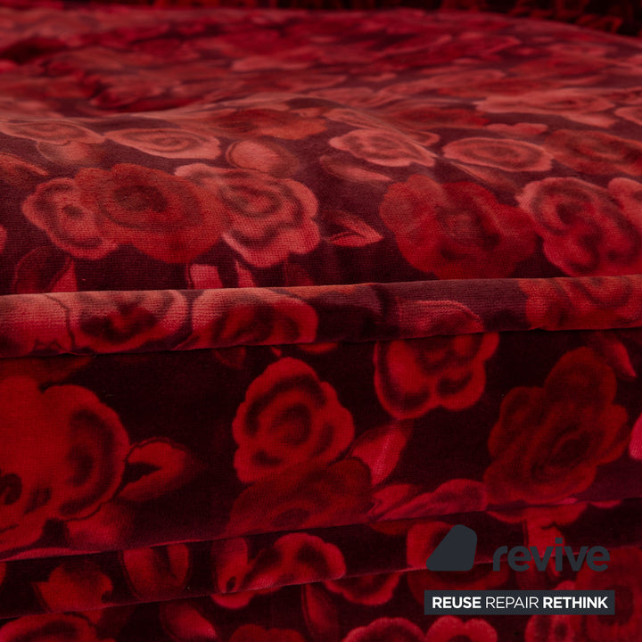 Bretz Monster Zweisitzer Stoff Rot Sofa Couch