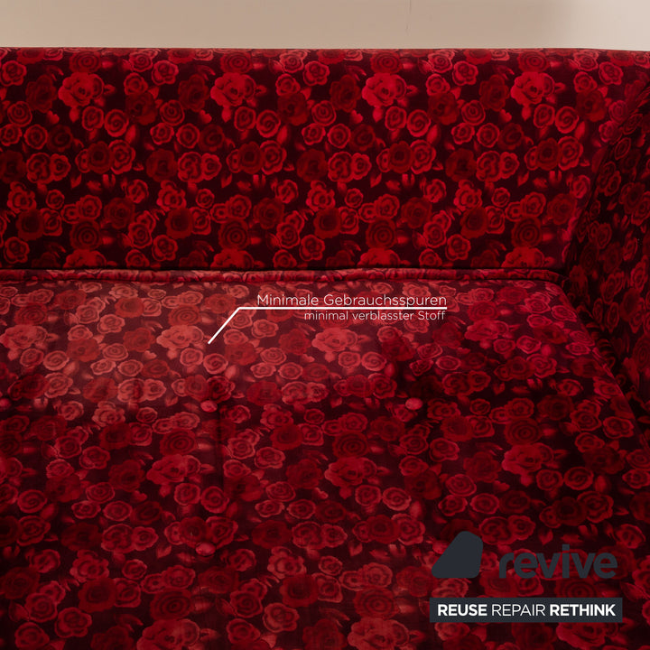 Bretz Monster Zweisitzer Stoff Rot Sofa Couch