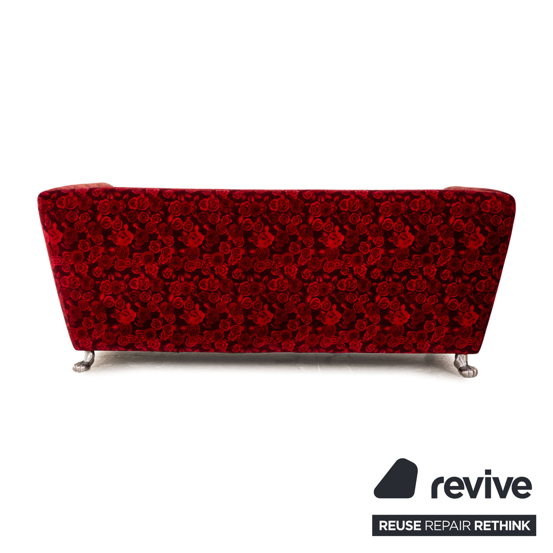 Bretz Monster Zweisitzer Stoff Rot Sofa Couch