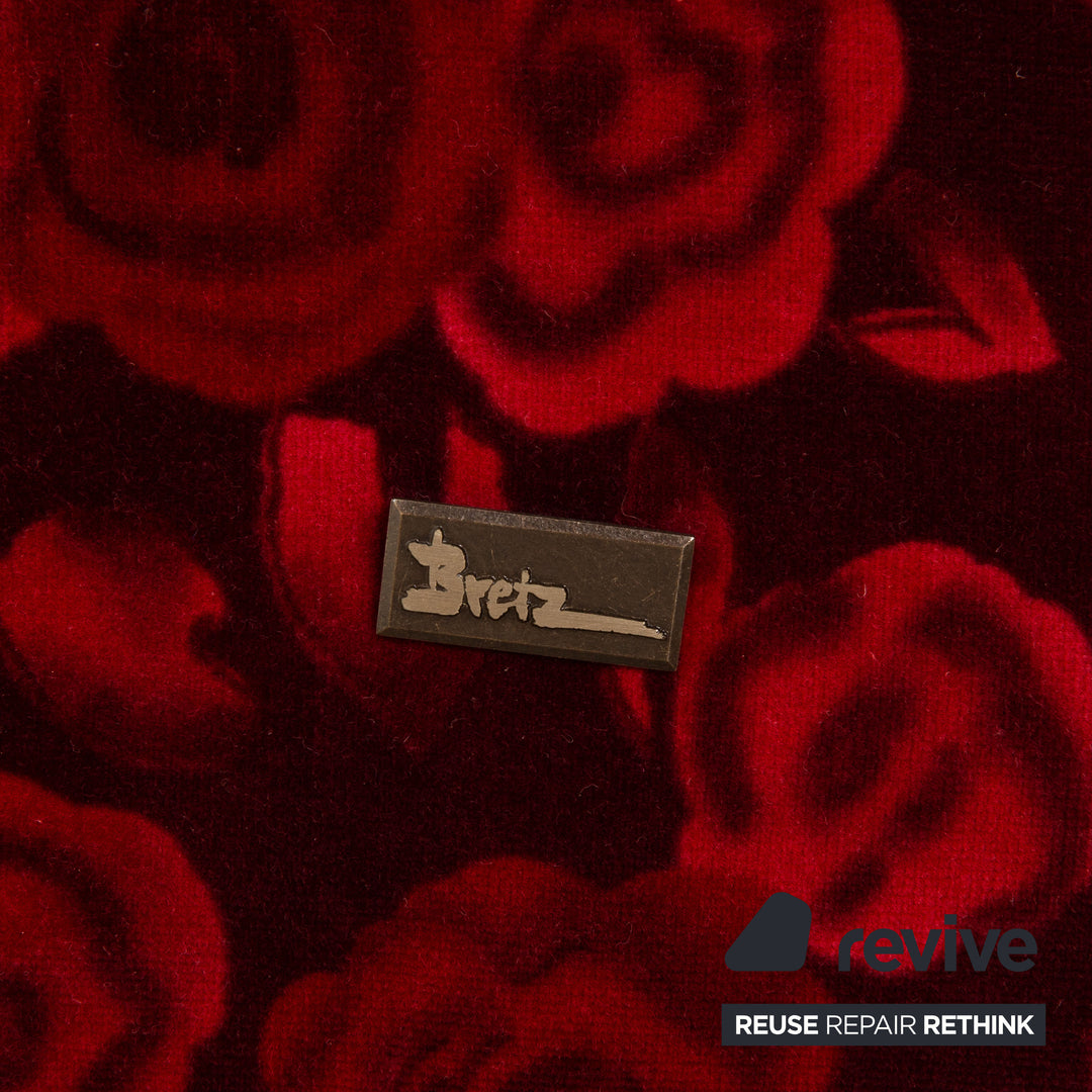 Bretz Monster Zweisitzer Stoff Rot Sofa Couch