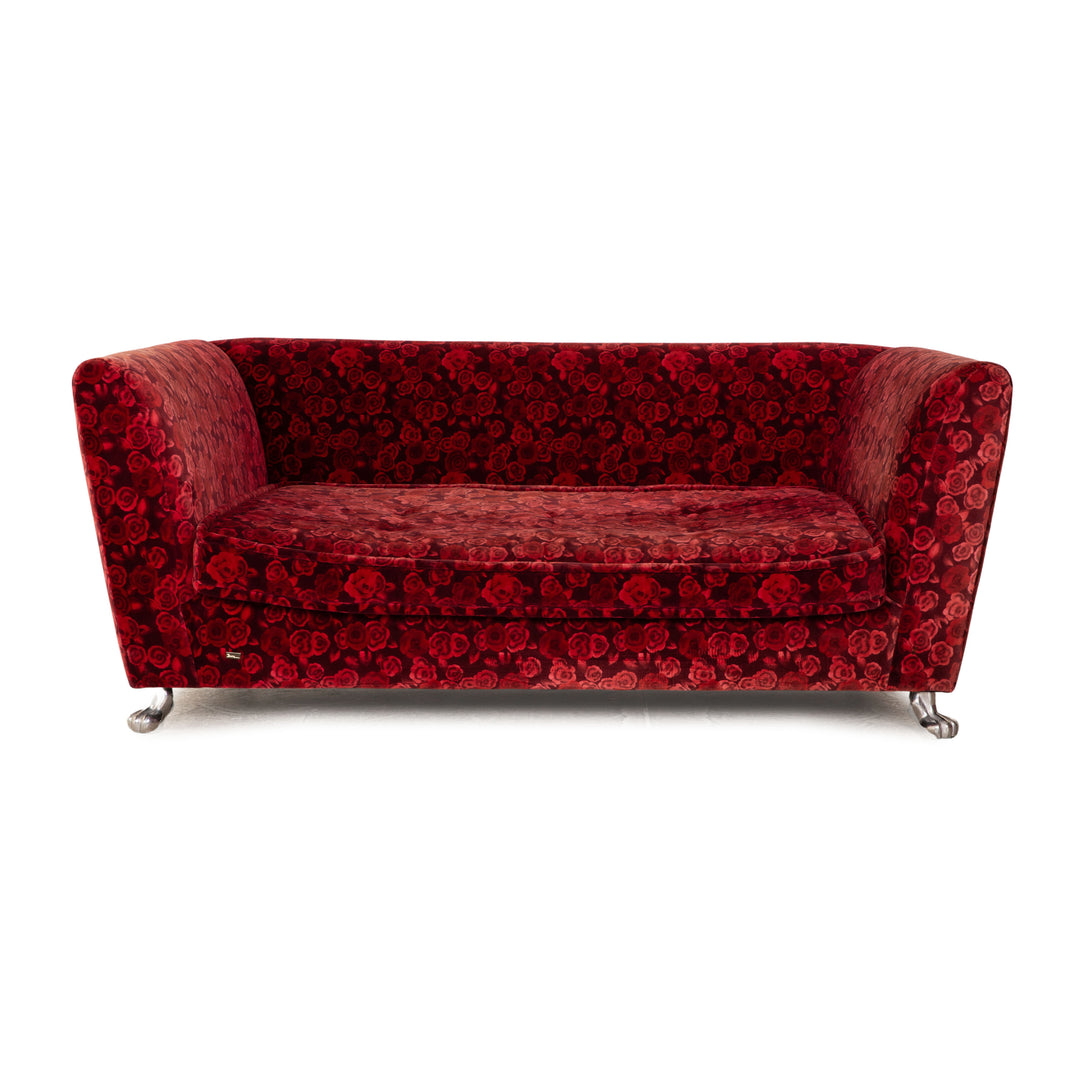Bretz Monster Zweisitzer Stoff Rot Sofa Couch