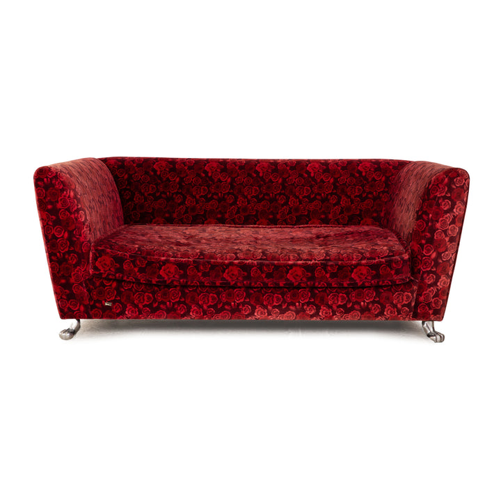 Bretz Monster Zweisitzer Stoff Rot Sofa Couch
