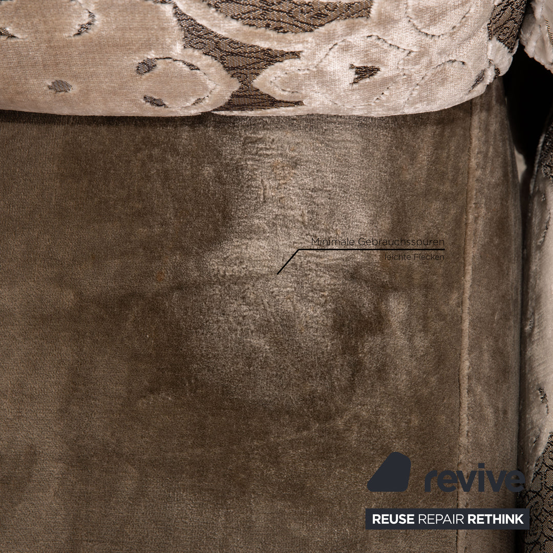 Bretz Napali Fabric Sofa Brown Corner Sofa Couch Pattern