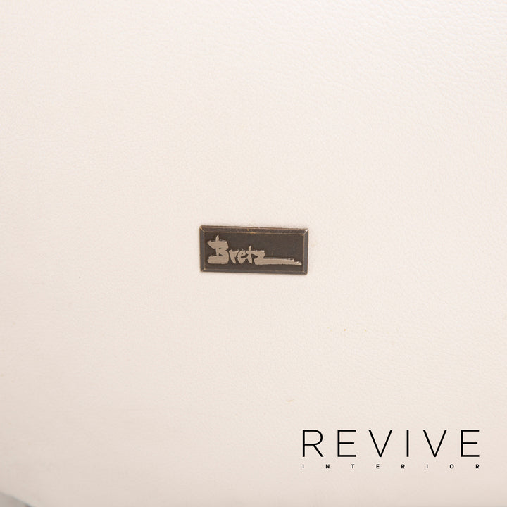 Bretz Ocean 7 canapé en cuir crème nacre canapé d'angle #14547