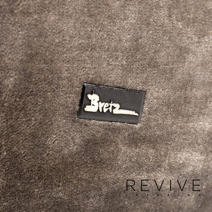 Canapé Bretz Ocean 7 en tissu velours gris deux places fonction Variable #13255