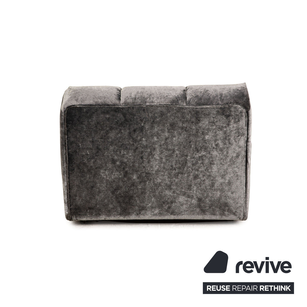 Bretz Ocean 7 Stoff Liege Grau Schwarz