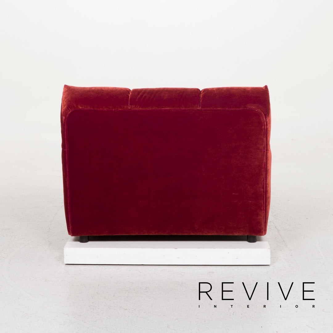 Bretz Ocean 7 Stoff Sessel Samt Rot #13107