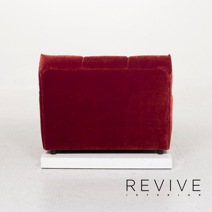 Bretz Ocean 7 Stoff Sessel Samt Rot #13107