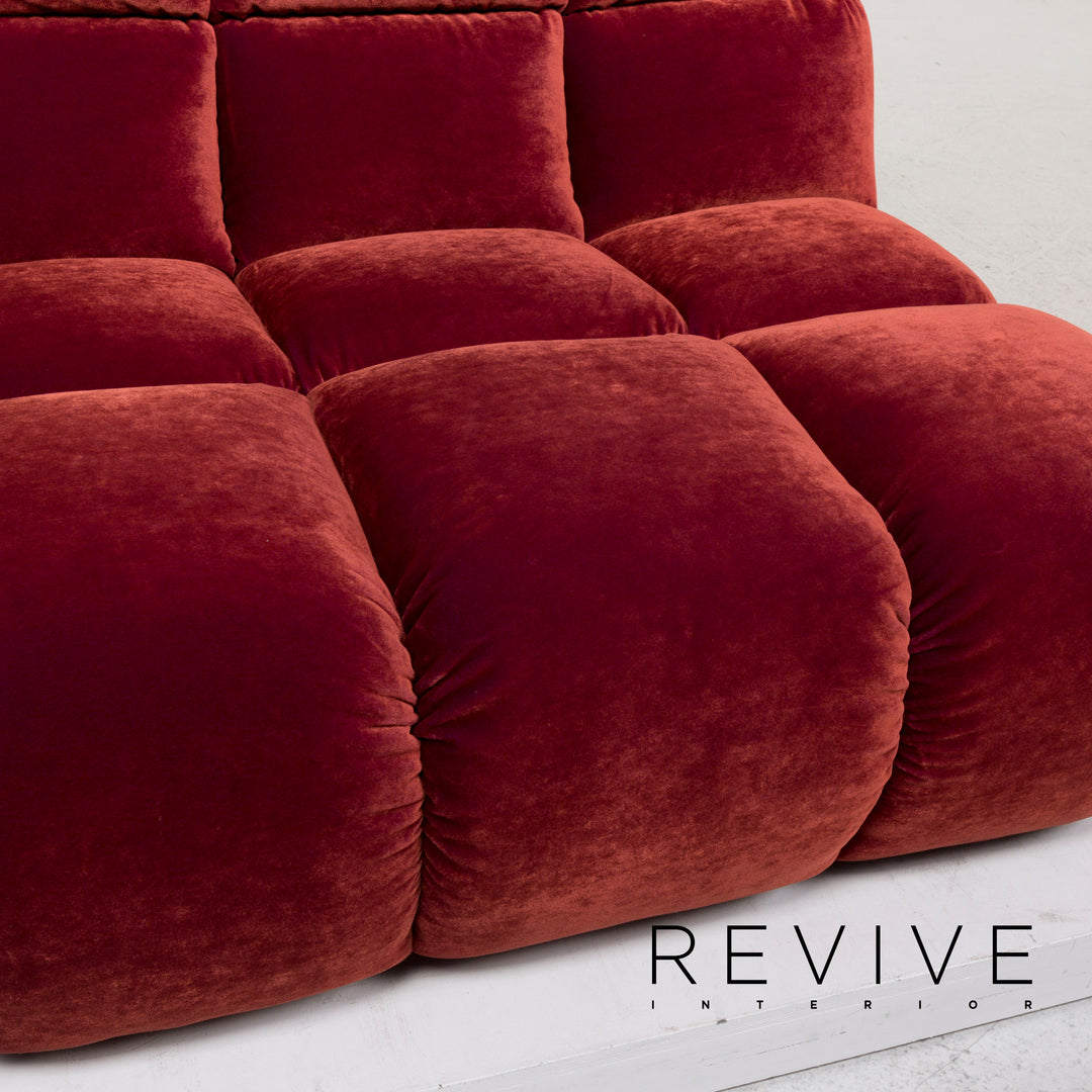 Bretz Ocean 7 Stoff Sessel Samt Rot #13107