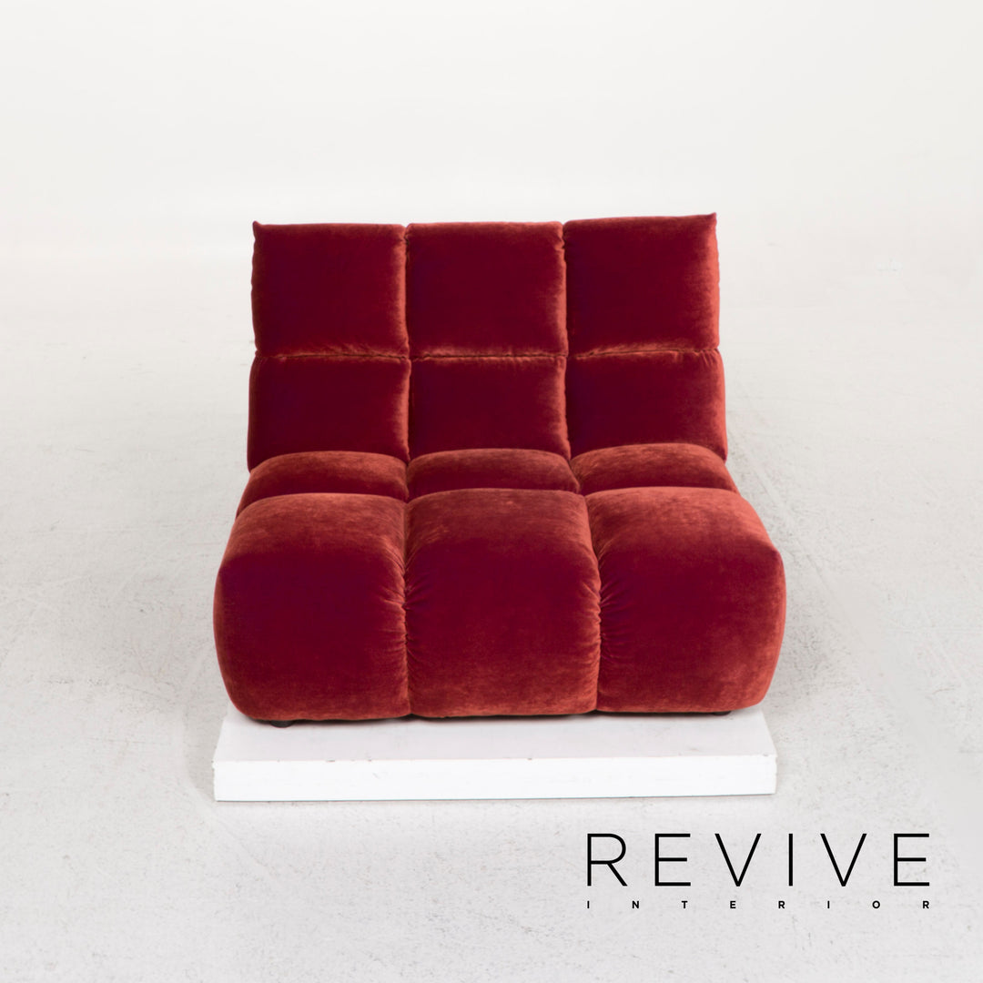 Bretz Ocean 7 Stoff Sessel Samt Rot #13107