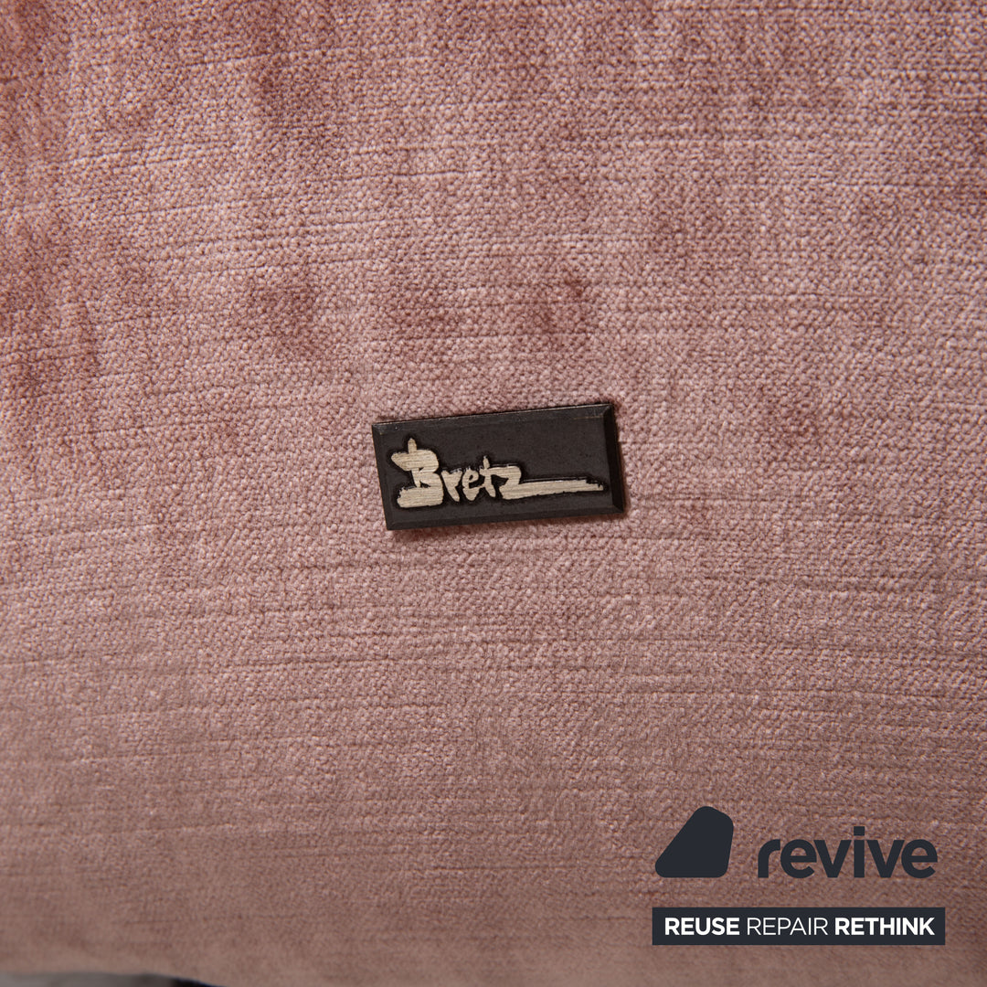 Bretz Ocean 7 Stoff Sofa Rosa Ecksofa Couch