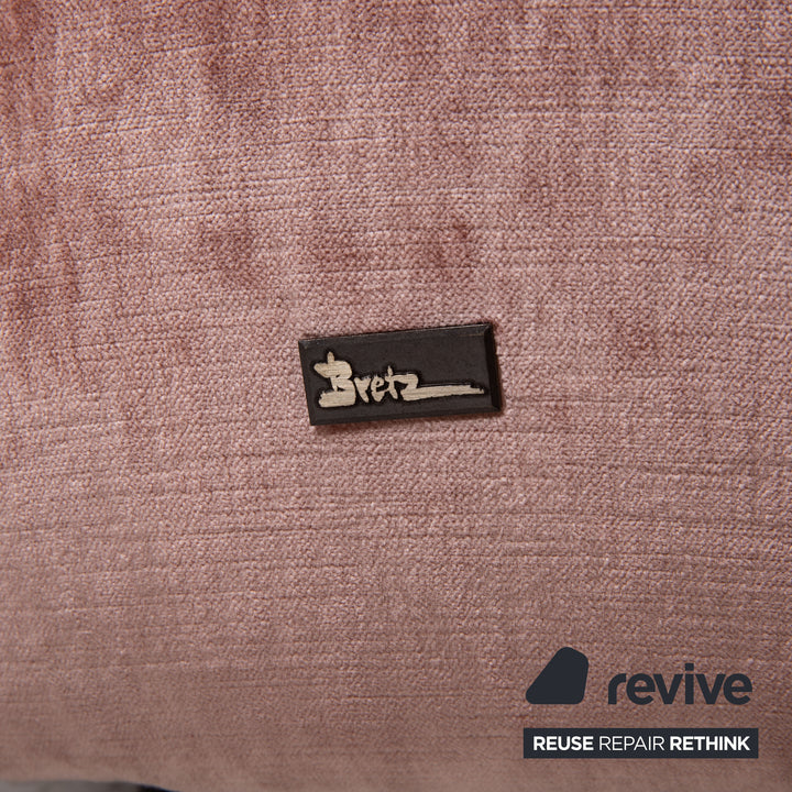 Bretz Ocean 7 Stoff Sofa Rosa Ecksofa Couch