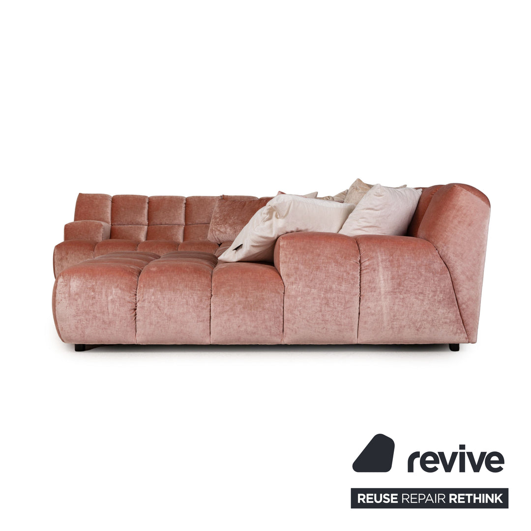 Bretz Ocean 7 Stoff Sofa Rosa Ecksofa Couch