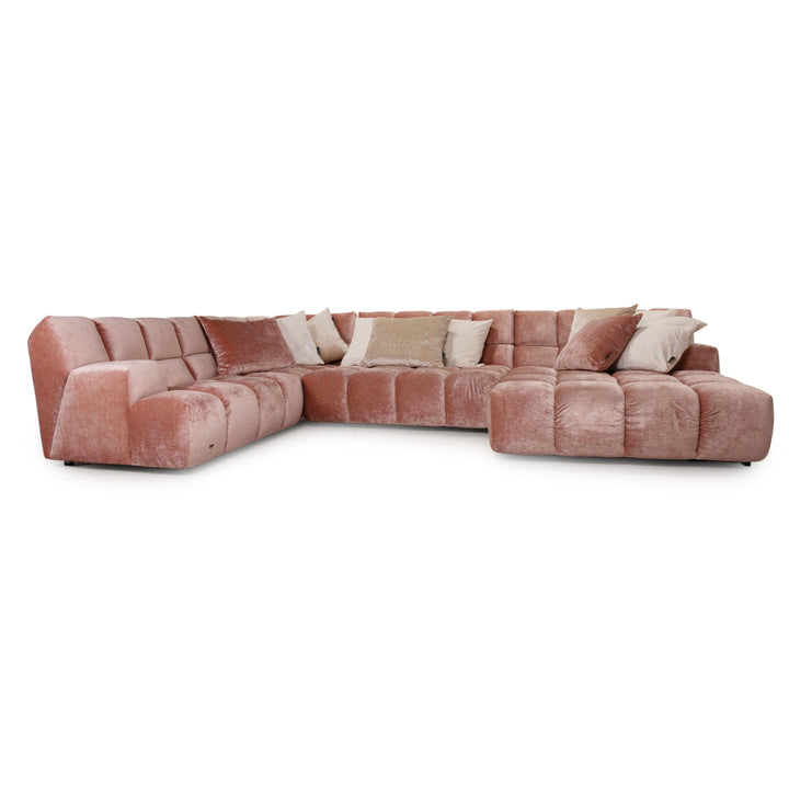 Bretz Ocean 7 Stoff Sofa Rosa Ecksofa Couch