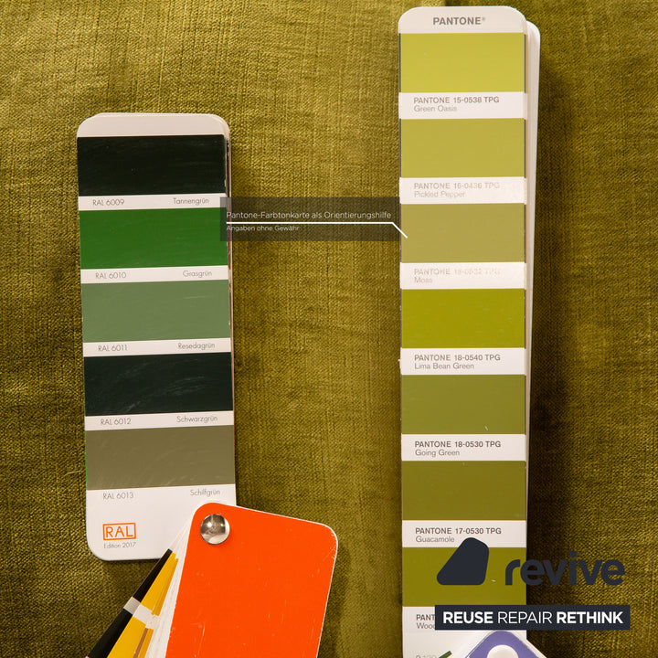 Bretz Ohlinda Stoff Liege Grün Gelb