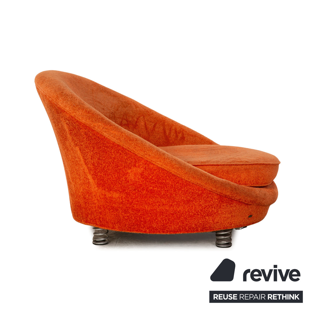 Bretz Pool Stoff Sessel Orange