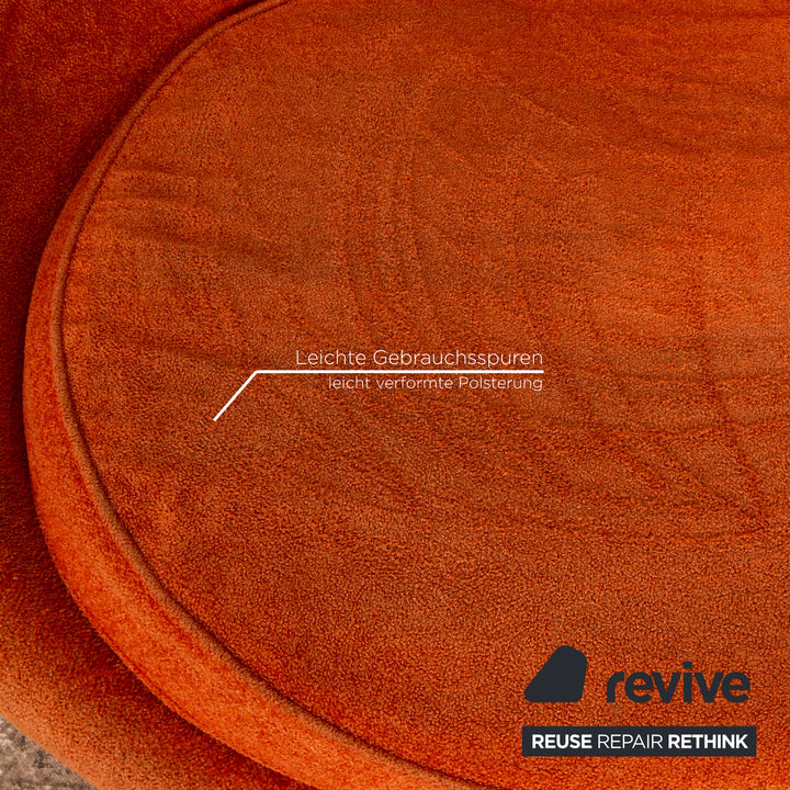 Bretz Pool Stoff Sessel Orange