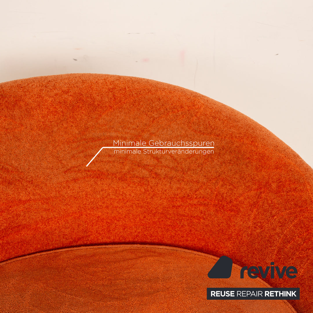 Bretz Pool Stoff Sessel Orange