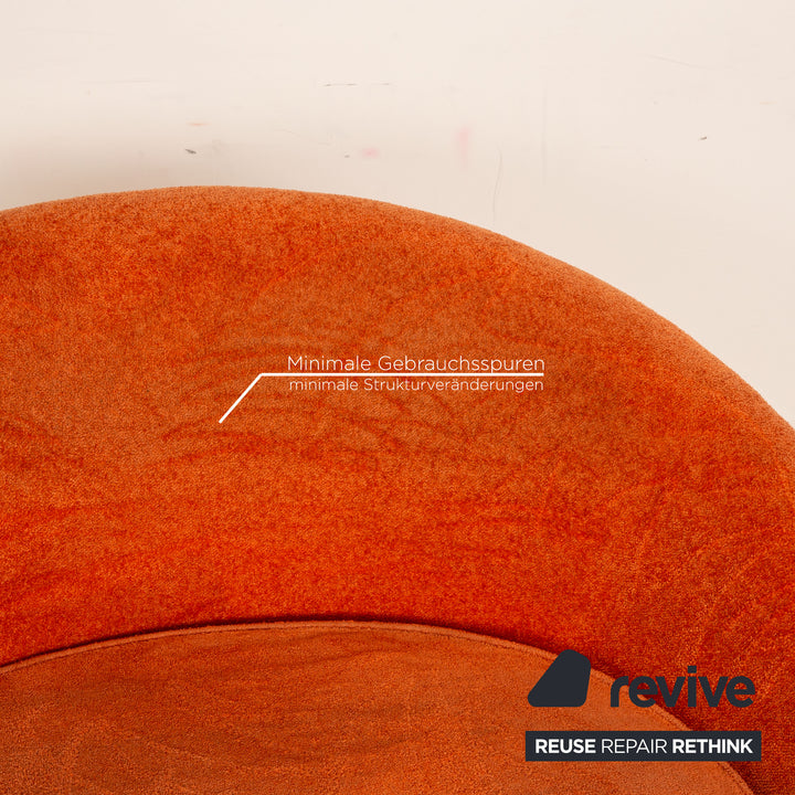 Bretz Pool Stoff Sessel Orange