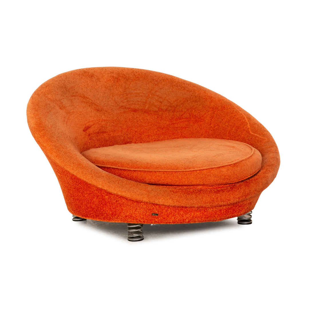 Bretz Pool Stoff Sessel Orange
