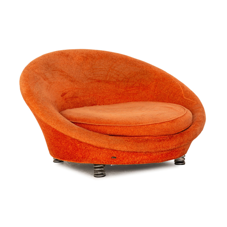 Bretz Pool Stoff Sessel Orange