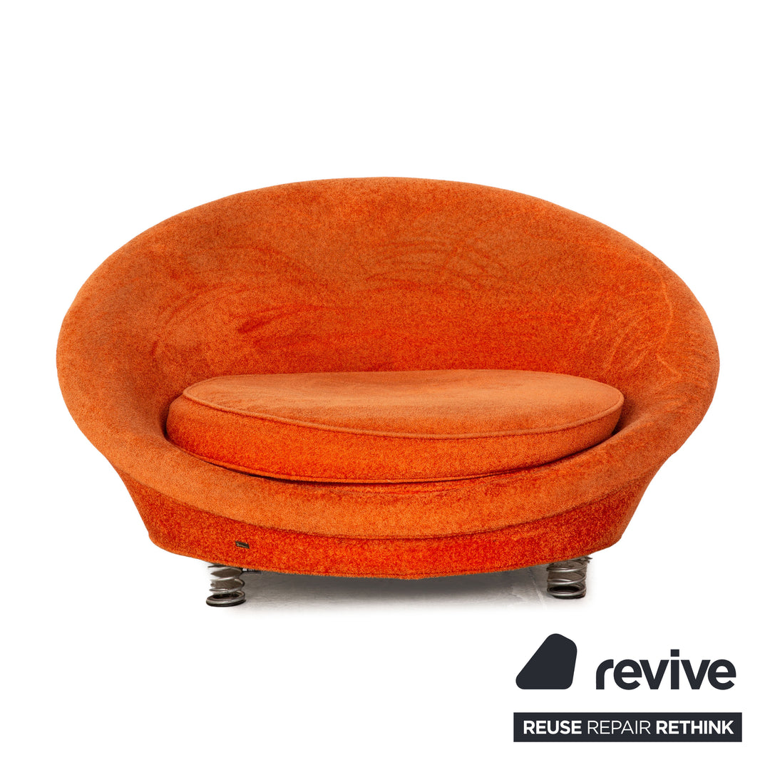 Bretz Pool Stoff Sessel Orange